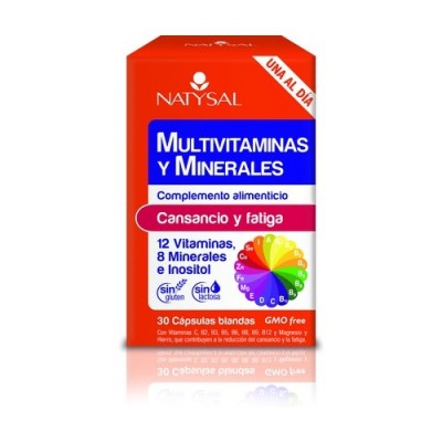 Multivitaminico y Minerales de Natysal Natysal 13506 Vitaminas y Multinutrientes salud.bio