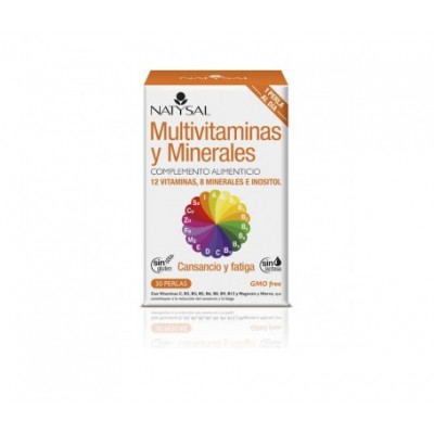 Multivitaminico y Minerales de Natysal Natysal 13506 Vitaminas y Multinutrientes salud.bio