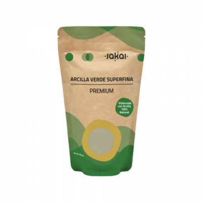 Arcilla Verde Superfina Premium de Sakai Sakai laboratorios 4177 Cosmética Natural salud.bio