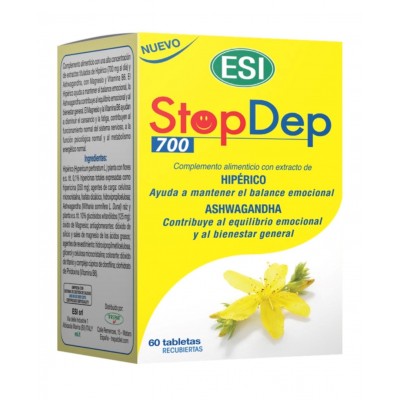 STOPDEP (60 TABLETAS) de ESI ESI LABORATORIOS 03010402 Estados emocionales, ansiedad, estrés, depresión, relax salud.bio