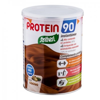 Protein 90 (sabor cacao ó Vainilla) Proteina vegetal de Santiveri Santiveri   Proteinas salud.bio