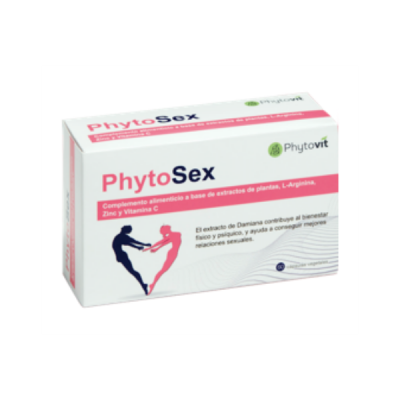PhytoSex 60 cápsulas de Phytovit Phytovit 8427729820382 Libido hombre y mujer salud.bio
