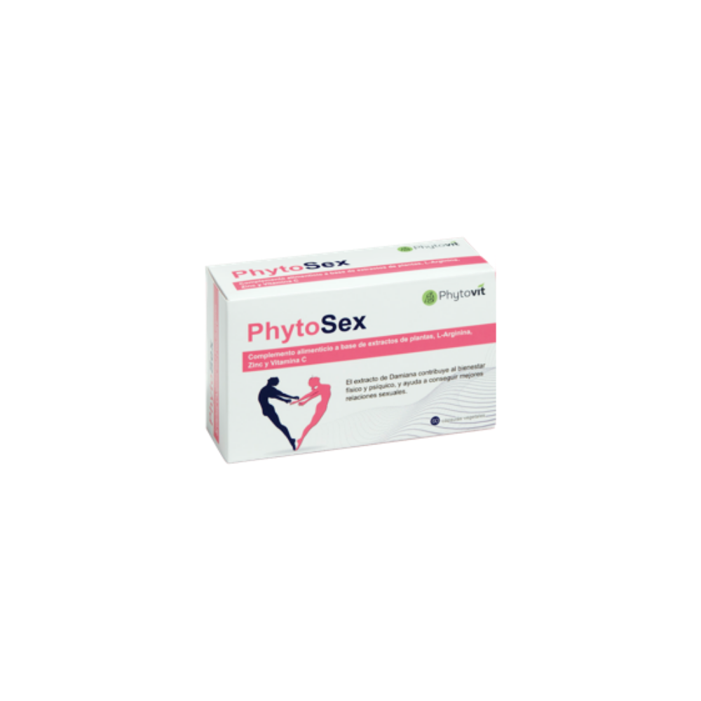 PhytoSex 60 cápsulas de Phytovit Phytovit 8427729820382 Libido hombre y mujer salud.bio