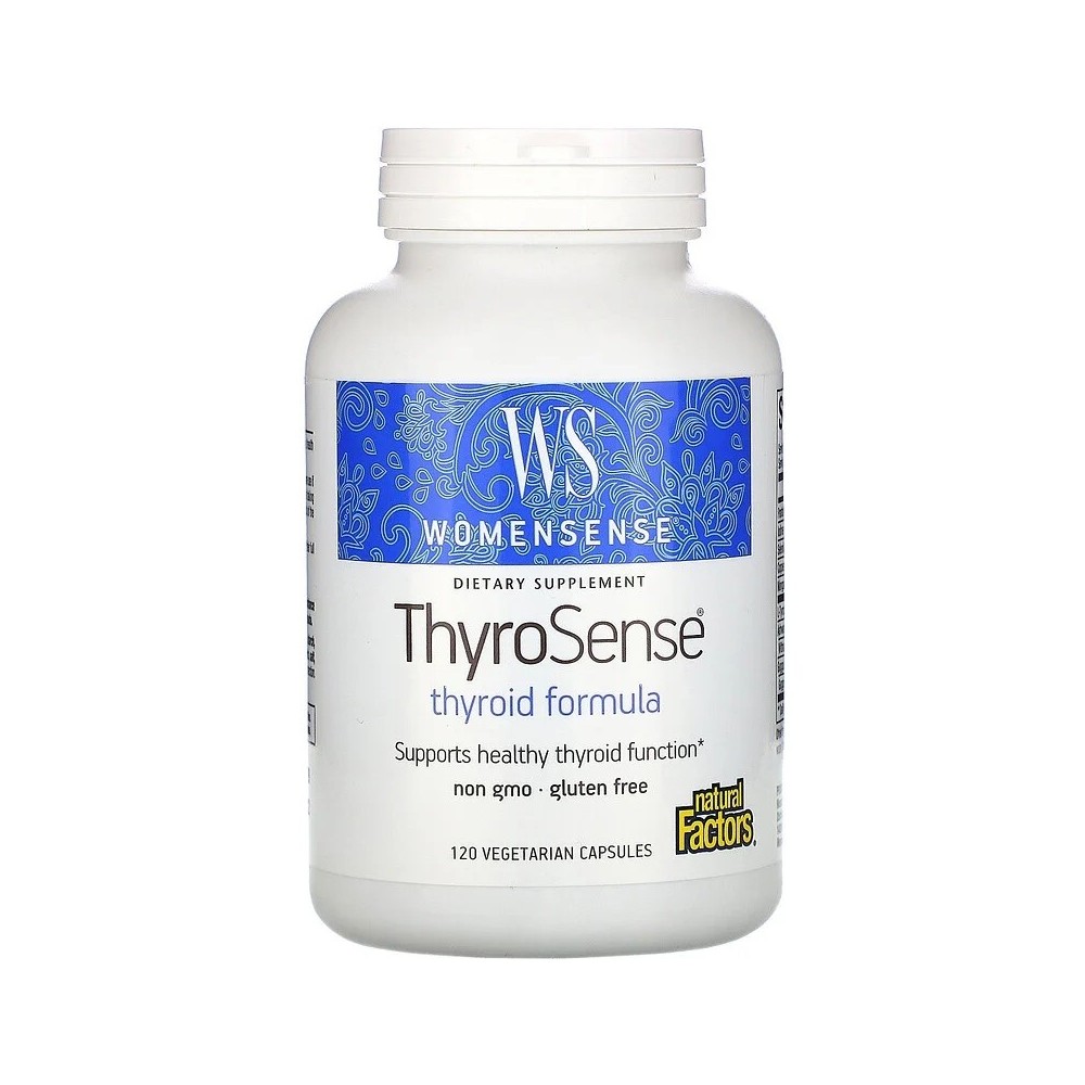 ThyroSense (Thyroid Formula) WomenSense 120 Vegetarian Capsules de Natural Factors Natural Factors NFS-04946 Tiroides salud.bio