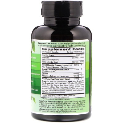 Salud de la tiroides 60 cápsulas vegetarianas de Emerald Laboratories Emerald Labs EMR-00224 Tiroides salud.bio