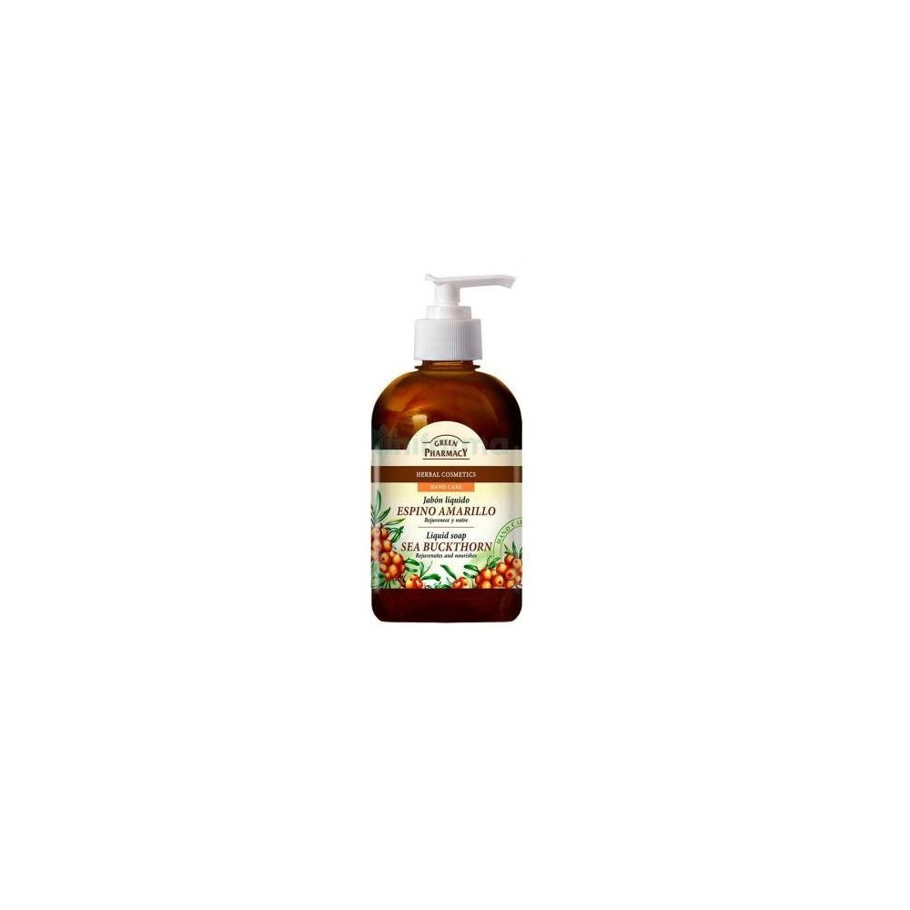 Jabón líquido de manos espino amarillo de Green Pharmacy Sante Naturkosmetik  50506 Cuidado externo e higiene salud.bio