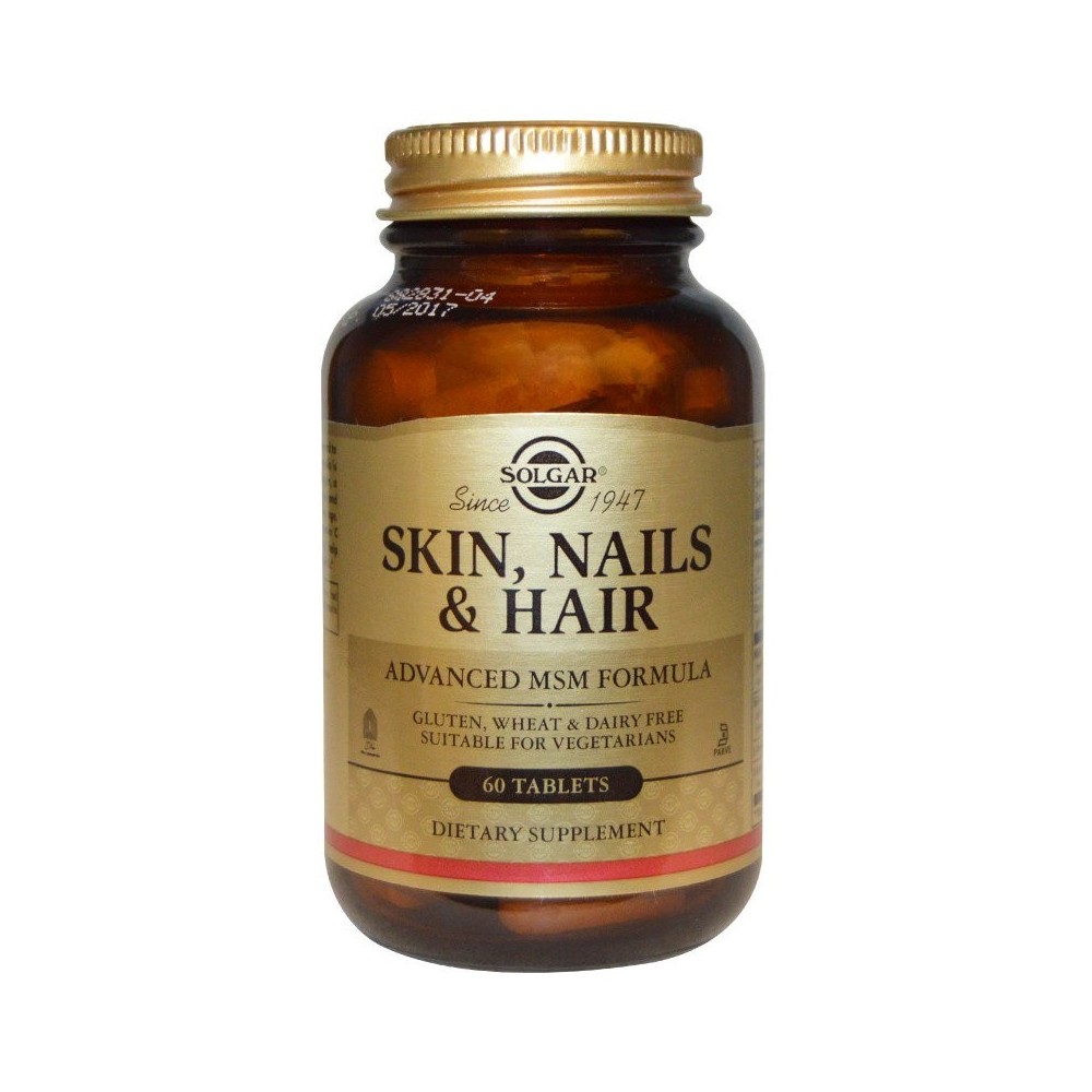 Pelo, piel y uñas (Skin, Nails and Hair) 60 Comprimidos SOLGAR  Inicio salud.bio