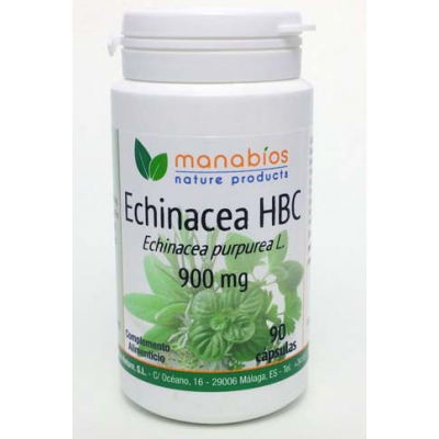 Equinacea HBC 90 Cápsulas 900mg de Manabios Manabios MAN-111643 Sistema inmunitario salud.bio