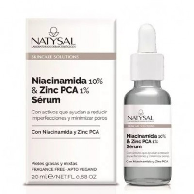 Sérum con niacinamida & zinc pca 20ml Skincare Solutions de Natysal Natysal NAT-13588 Cosmética Natural salud.bio