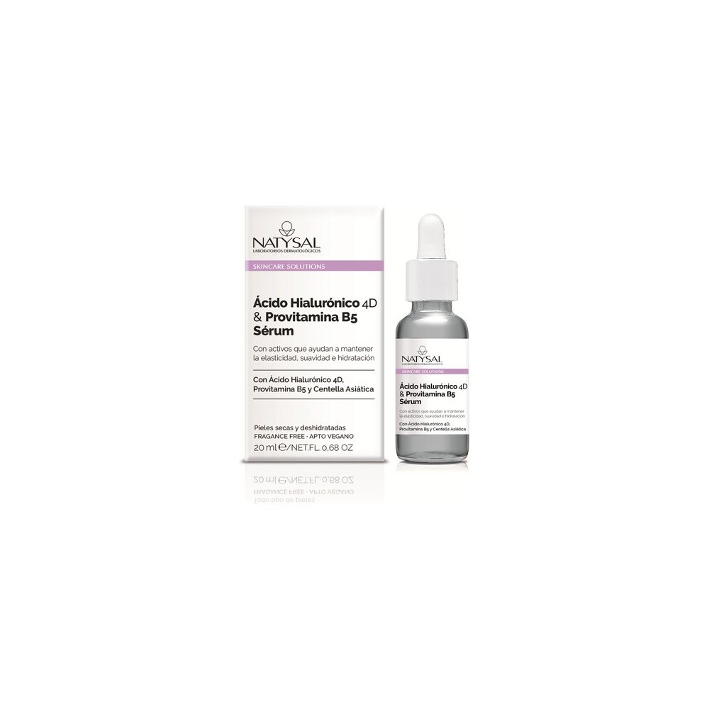 Sérum Ácido Hialurónico 4D y Provtamina B5 20ml Skincare Solutions de Natysal Natysal NAT-13590 Cosmética Natural salud.bio
