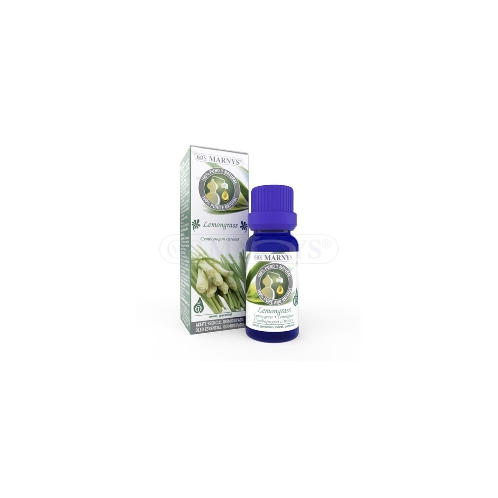 Aceite Esencial de Lemongrass 15 ml de Marnys Marnys AA037 Aceites esenciales uso interno salud.bio