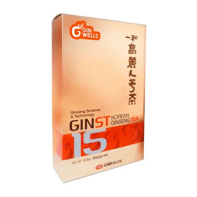 Ginseng TEA IL HWA Ginst-15, 100 sobres 3g de Tongil Tongil (Estado Puro) A11 Cansancio, fatiga, astenia primaveral salud.bio