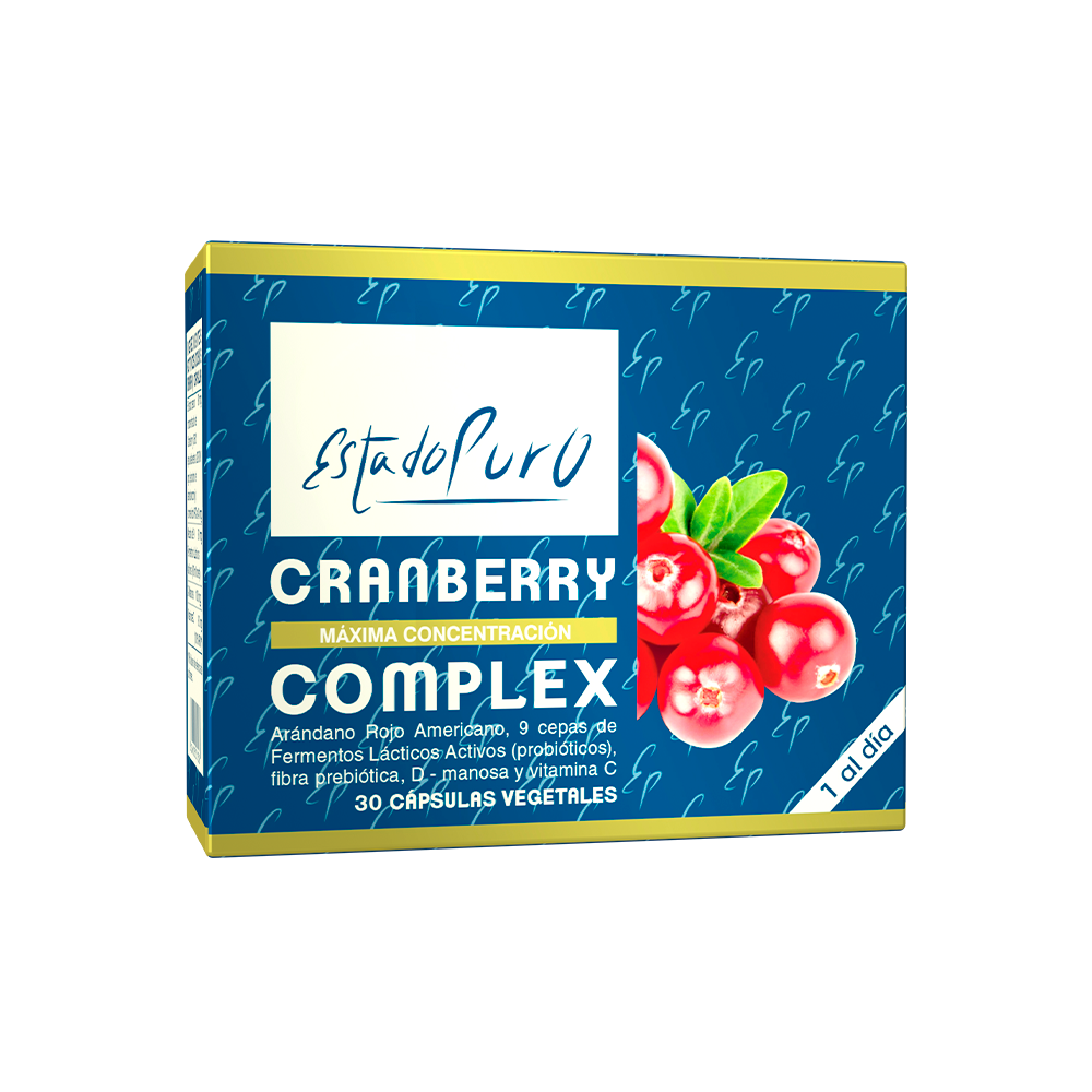 Cranberry complex 30 Cap Estado Puro Tongil (Estado Puro) M38 Bienestar urinario. Ayuda en el bienestar urinario. salud.bio