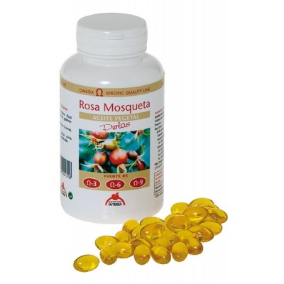 Aceite vegetal de Rosa Mosqueta 100 perlas de Intersa INTERSA 50191 Inicio salud.bio