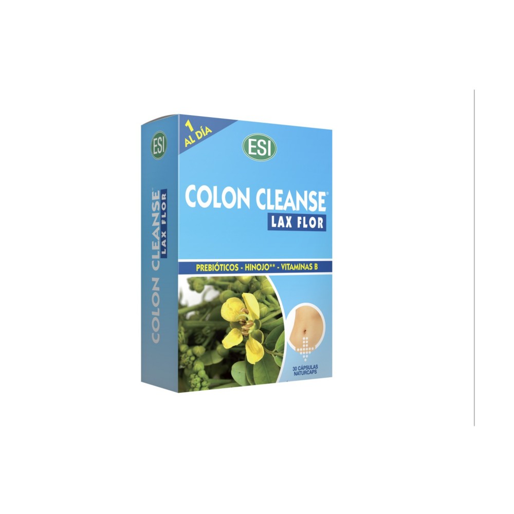 COLON CLEANSE Lax Flor 30 Cápsulas de ESI ESI LABORATORIOS ESI-39010201 Laxantes salud.bio
