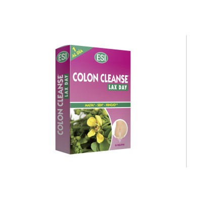 COLON CLEANSE Lax Day 30 Tabletas de ESI ESI LABORATORIOS ESI-39010101 Laxantes salud.bio