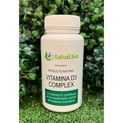 Vitamina D3 Complex (D3 4000 iU + Omega 3 TG) de Salud.bio salud.bio 8409330040090 Ayudas niveles Colesterol y Trigliceridos ...