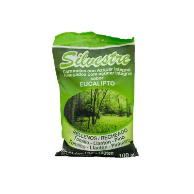 Caramelos Rellenos sabor Eucalipto 100gr de Silvestre Silvestre MER-006550 Caramelos salud.bio