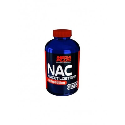 NAC N-AcetilCisteina 600 mg 120 Comp de Megaplus German Pharma's ART-164017 Higado y sistema hepatobiliar salud.bio