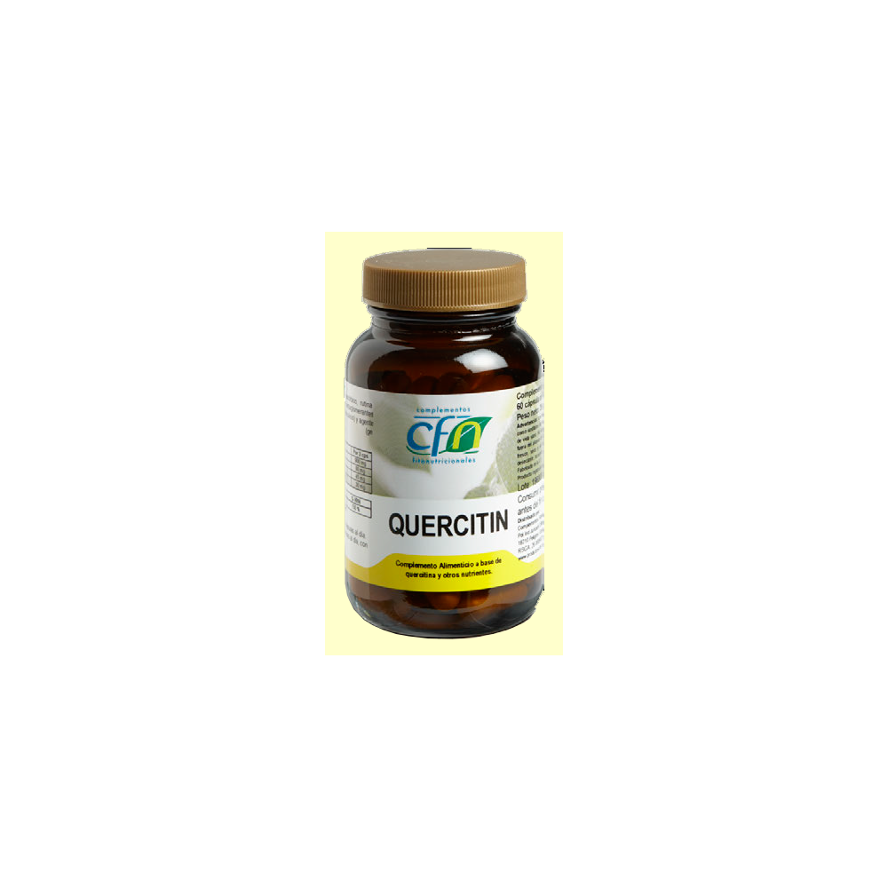 Quercetin Antioxidante celular 60 cápsulas de CFN CFN - CFN Complementos Fitonutricionales S.L. 2101426 Sistema respiratório ...