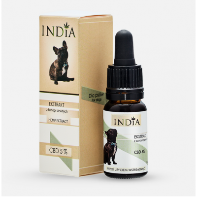 Extracto de CBD 5% para Perros de India Lab India Labs Cosmetic and Dood  5903991430502 Plantas Medicinales salud.bio