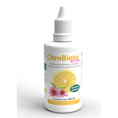 Citrobiotic® aktiv+ BIO 60ml semilla pomelo de Sanitas Sanitas Gmbh & Co. KG S021 Ayudas aparato Digestivo salud.bio