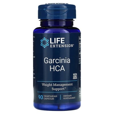HCA de garcinia, 90 cápsulas vegetarianas de Life Extension LifeExtension LEX-17380 Ayuda Glucemia y Diabetes salud.bio