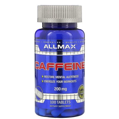 Cafeína, 200 mg, 100 comprimidos de ALLMAX Nutrition ALLMAX Nutrition AMX-12622 Suplementos Deportivos (Complementos Alimenti...