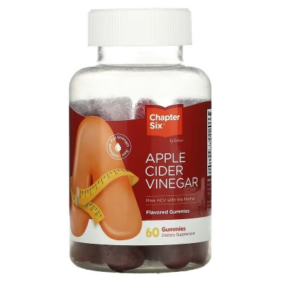 Vinagre de sidra de manzana, 60 gomitas de Chapter Six Chapter One CHX-04127 Ayudas aparato Digestivo salud.bio