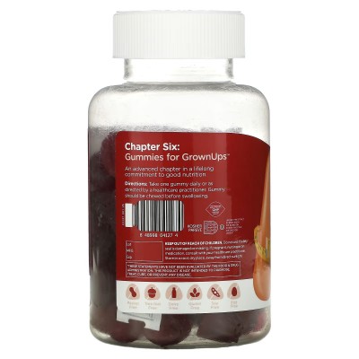 Vinagre de sidra de manzana, 60 gomitas de Chapter Six Chapter One CHX-04127 Ayudas aparato Digestivo salud.bio