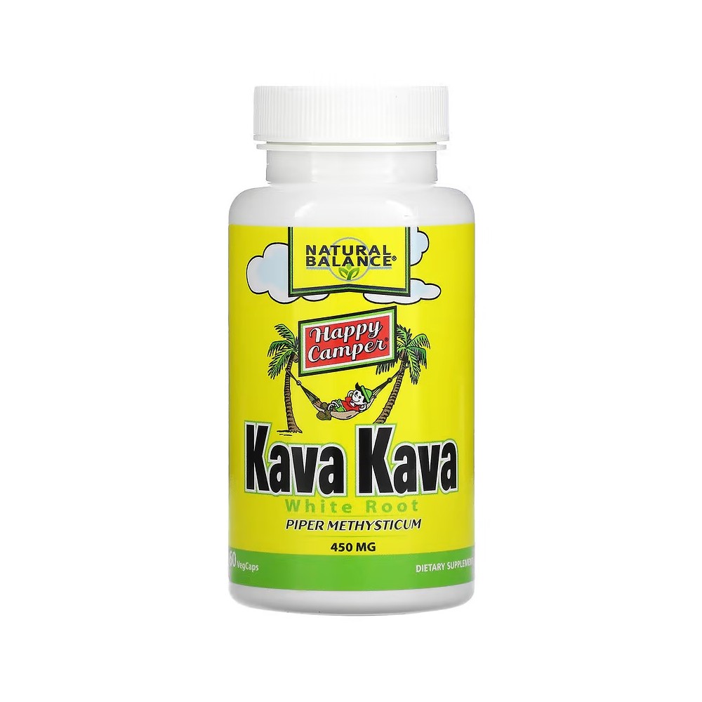 Kava Kava White Root, 450 mg, 60 Vegetarian Capsules de Natural Balance Natural Balance NTB-13754 Estados emocionales, ansied...