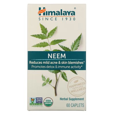 Neem Organico, 60 Capsulas de Himalaya Himalaya HIM-41501 Ayudas aparato Digestivo salud.bio