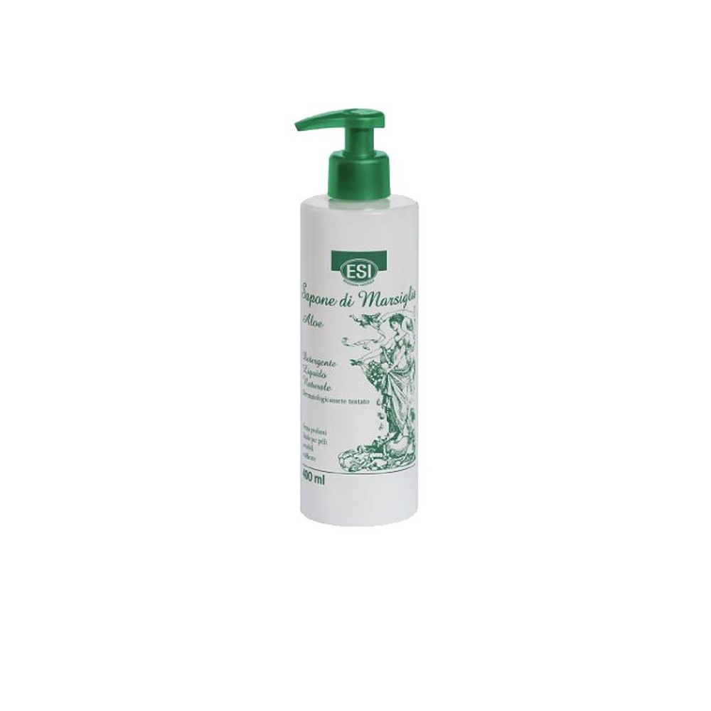 Jabón de Marsella Aloe Vera (Liquido) 400ml de ESI ESI LABORATORIOS ESI-29010602 Cuidado externo e higiene salud.bio