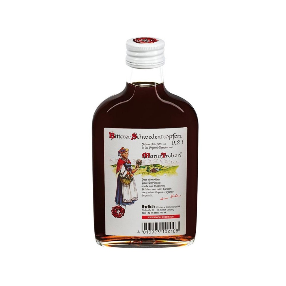 Amargo Sueco (Amaro Svedese) Maria Treben 200ml  ACT-979-0001 Higado y sistema hepatobiliar salud.bio