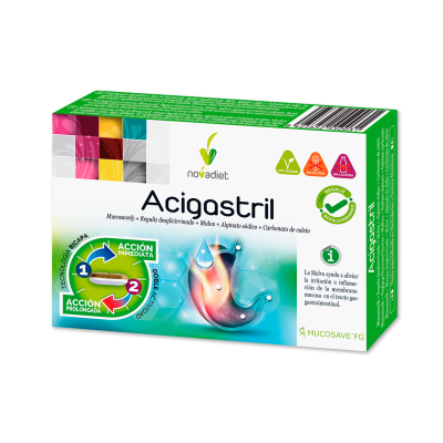Acigastril 30 comprimidos de Novadiet Novadiet NOV-55003 Ayudas aparato Digestivo salud.bio