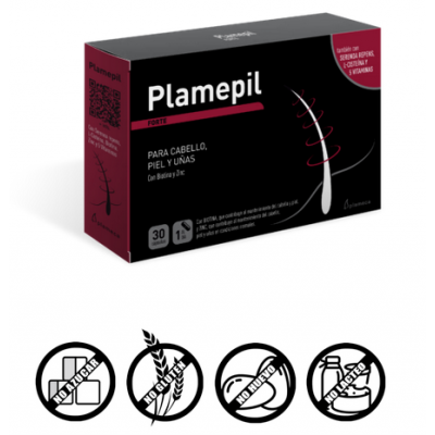 Plamepil Forte (Cabello, Piel y Uñas) de Plameca Plameca PLA-460300 Piel, Cabello y Uñas, Complementos y Vitaminas salud.bio