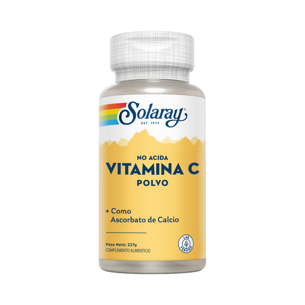 Vitamina C en POLVO no acida 227g de Solaray SOLARAY SM-4497 Vitamina C salud.bio
