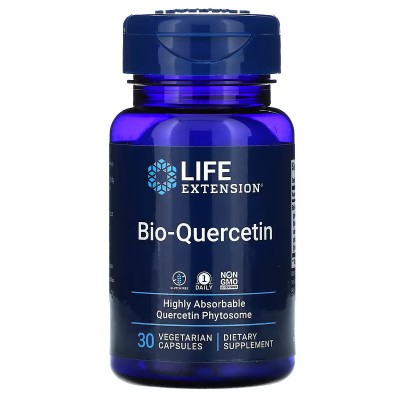 Bioquercetina, Suplemento alimentario, 30 cápsulas vegetales de Life Extension LifeExtension LEX-23023 Antioxidantes salud.bio
