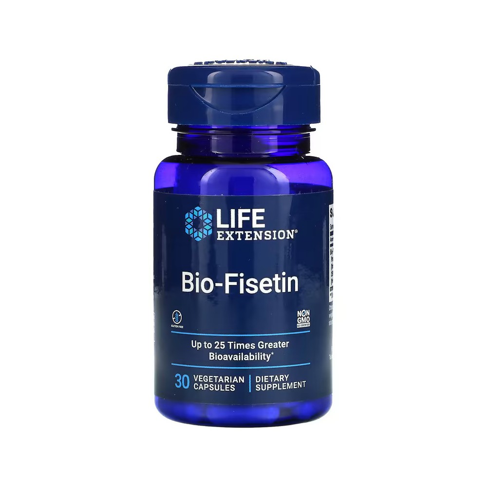 Biofisetina, 30 cápsulas vegetales de Life Extension LifeExtension LEX-24143 Antioxidantes salud.bio