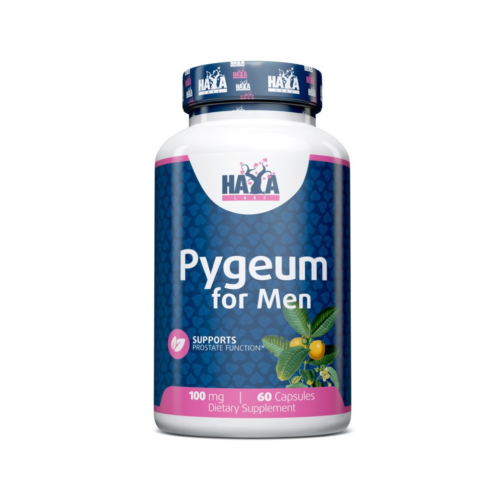 Pygeum para Hombres 100mg. refuerzo de la próstata - 60 perlas de Haya Haya Labs LLC HAY-85804007052 Bienestar urinario. Ayud...