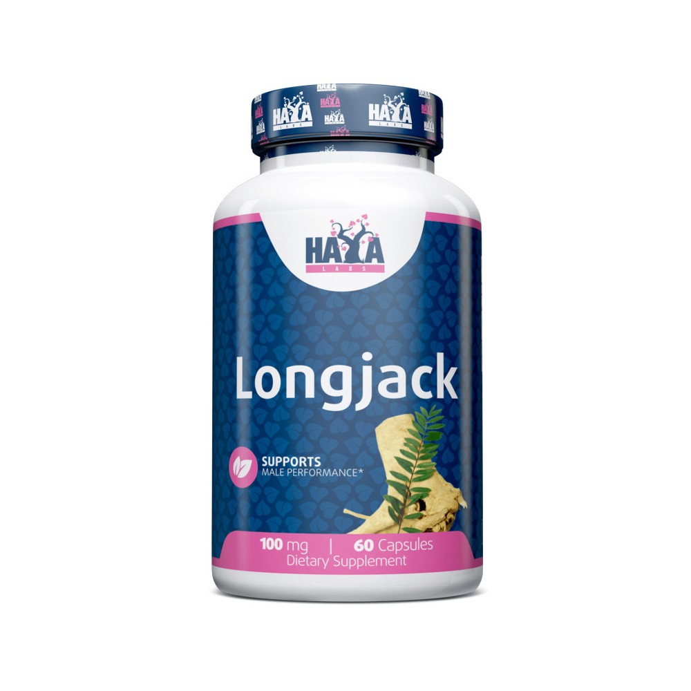 Longjack (Eurycoma longifolia) 100:1 / 100mg / 60 Caps de Haya labs Haya Labs LLC HAY-15683 Salud Sexual y Fertilidad salud.bio