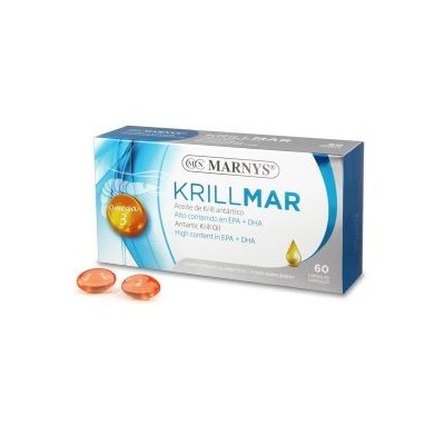 Krillmar de Marnys 60 perlas Marnys MN476 Ayudas niveles Colesterol y Trigliceridos salud.bio