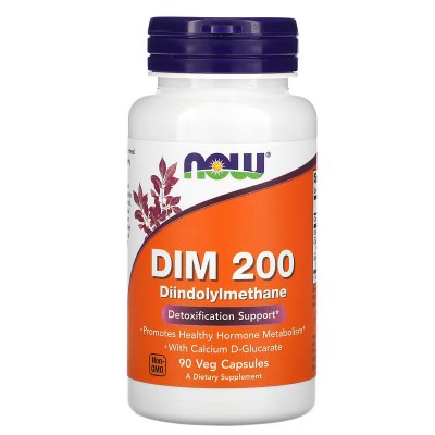 DIM Di-indolyl Methane (estrogen control) 200mg. 90 Cápsulas de Now Foods now suplementos NOW-03049 Suplementos Deportivos (C...