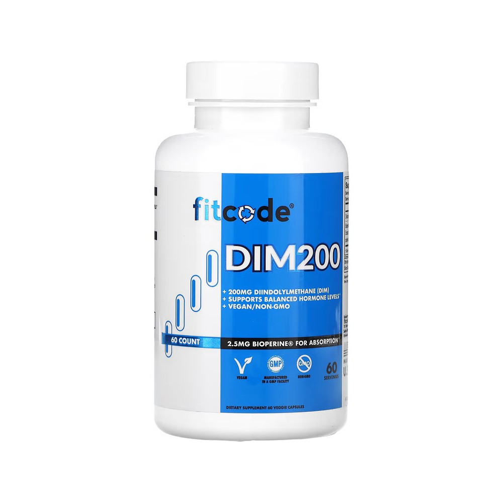 DIM Di-indolyl Methane (estrogen control) 200mg. 60 Cápsulas de Fitcode Fitcode FCD-02872 Suplementos Deportivos (Complemento...