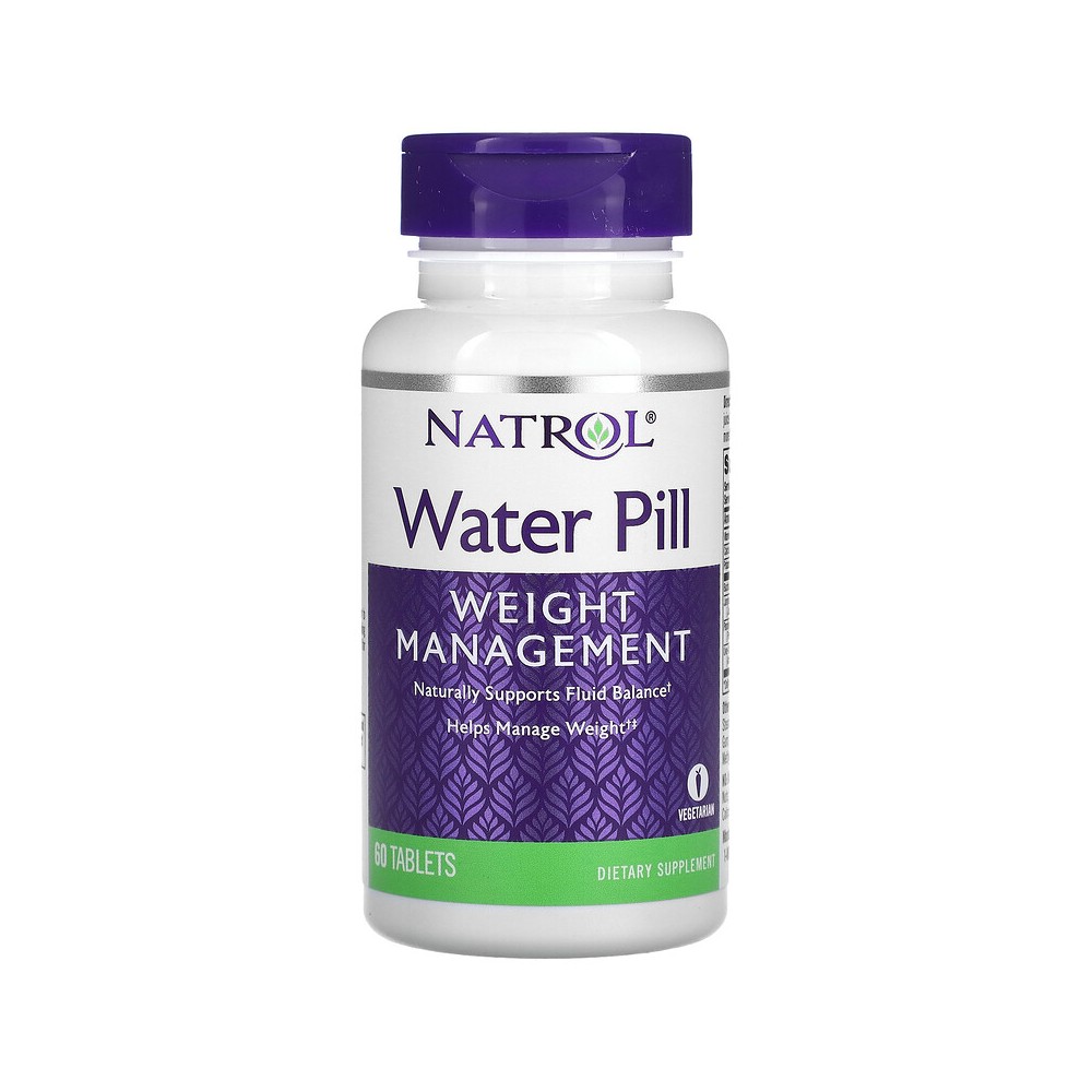 Retención de líquidos, Diurético, Water Pill 60 Comprimidos de Natrol Natrol NTL-00935 Drenantes y Diureticos salud.bio