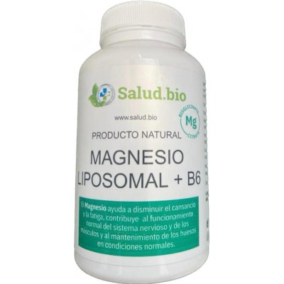 Magnesio Liposomal (Citrato y Bisglicinato) +B6 90 Cápsulas de Salud.bio salud.bio SAL-0040011 Suplementos Minerales  salud.bio