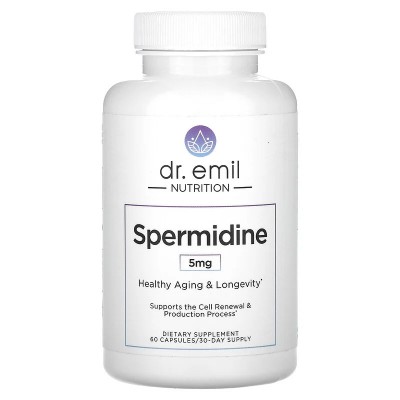 Espermidina, 2,5 mg, 60 cápsulas de Dr. Emil Nutrition DR. EMIL NUTRITION DEM-95668 Control de Peso salud.bio