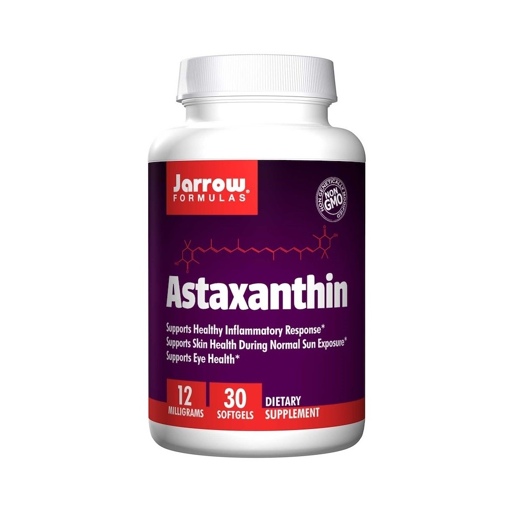 Astaxantina 12 mg 30 cápsulas blandas de Jarrow Formulas Jarrow Formula JRW-20041 Antioxidantes salud.bio