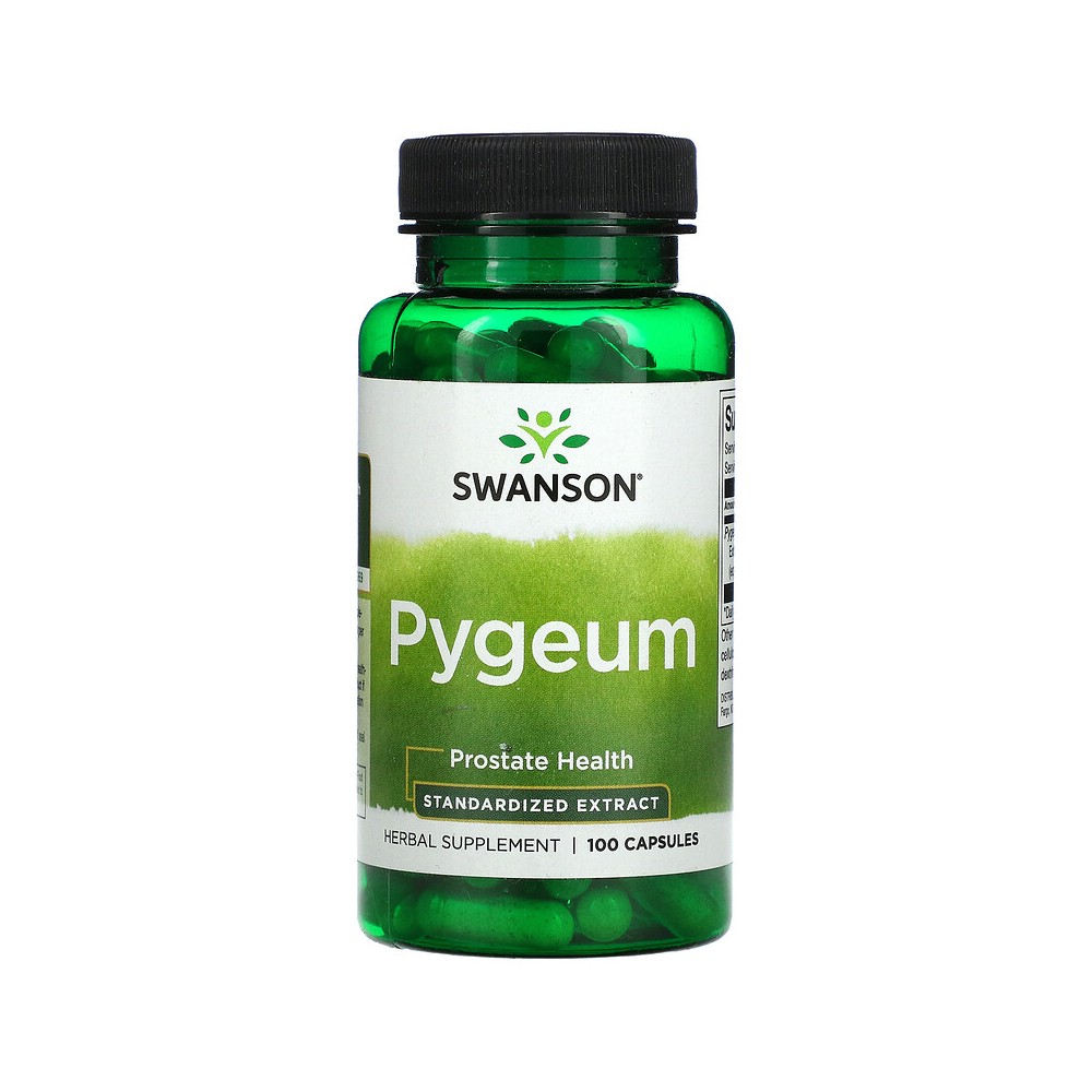 Pygeum 100 cápsulas, refuerzo de la próstata de Swanson Swanson SWV-01962 Bienestar urinario. Ayuda en el bienestar urinario....