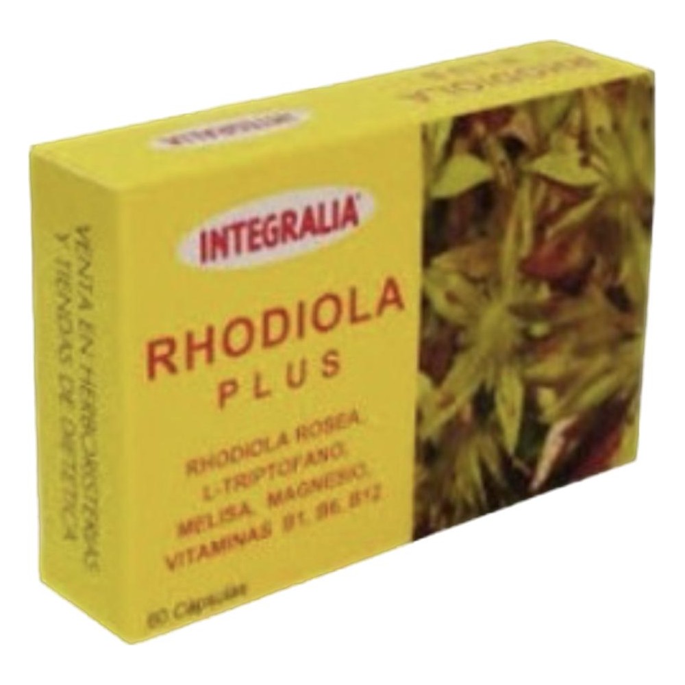Rhodiola Plus 60 Cáps de Integralia INTEGRALIA 332 Estados emocionales, ansiedad, estrés, depresión, relax salud.bio
